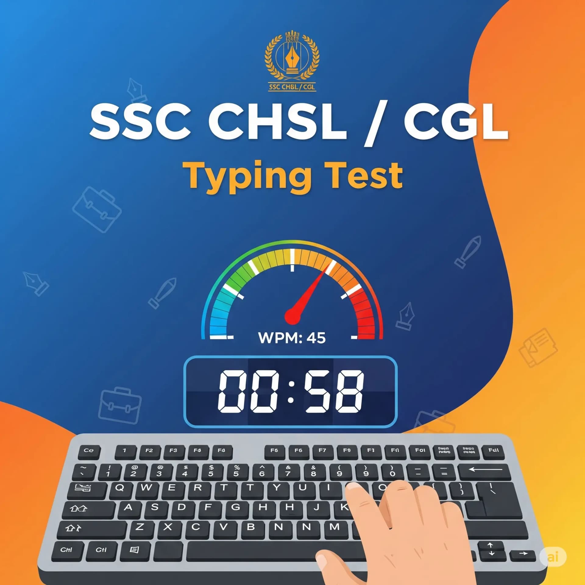 SSC CHSL OR CGL TYPING TEST